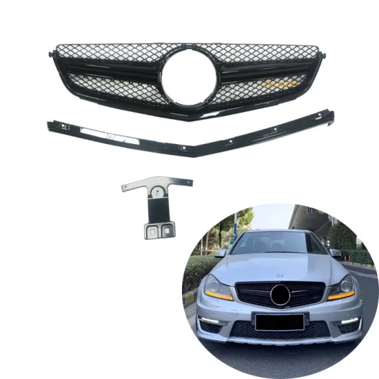 C-Class C63 Front Bumper Grille for Mercedes-Benz W204 C63 AMG (2012-2014)
