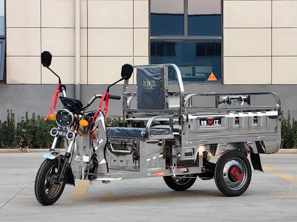 Popular Stainless Steel Electric Tricycle