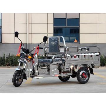 Open Cargo Stainless Steel Electric Tricycle