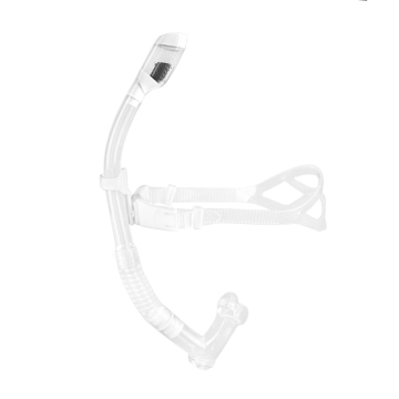 Adjustable Snorkel Tube with Head Strap for Snorkeling and Diving Gear