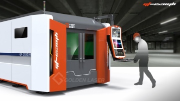Fiber CNC Laser Machine Cutting Stainless Steel, Carbon Steel, Aluminum