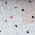 Tejido Jacquard crepé de urdimbre con impresión digital para vestido