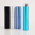 10ml 20ml 35ml aluminum refillable glass twist small portable mini travel perfume atomizer bottle