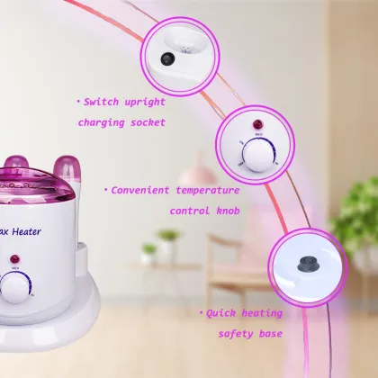 OEM Natural DIY Wax Warmer Kit & Depilatory Wax Heater Set for Home Beauty