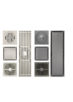 Stainless Steel Bathroom Drainer with Modern Design