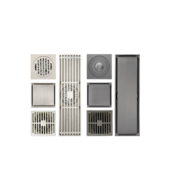 Badezimmer-Abtropffläche aus Edelstahl mit modernem Design
