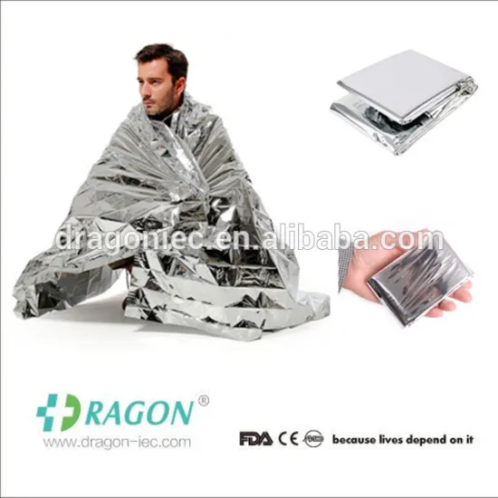 Heated foil material slimming pet emergency thermal blanket