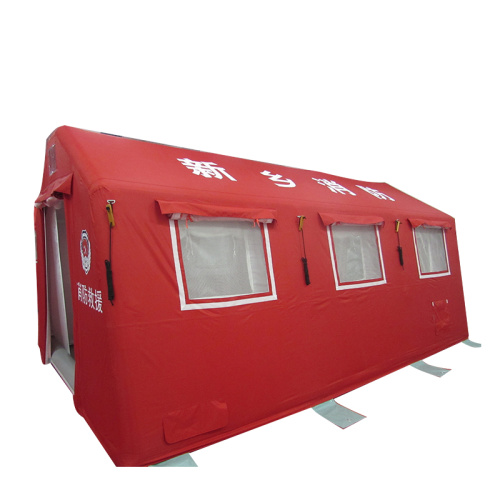 Red Waterproof Oxford Inflatable Tent for Disaster Relief