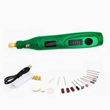 Factory Direct Direct de 26 piezas de molinillo eléctrico inalámbrico con bolígrafo de tallado de velocidad ajustable