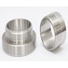 CNC machining stainless steel pipe connect fittings