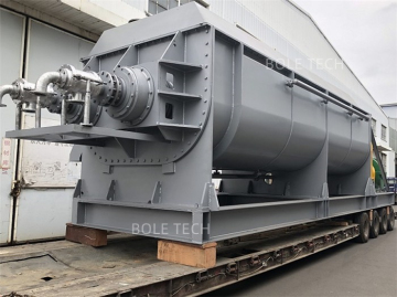 Electroplating sludge blade drying machine Paddle dryer