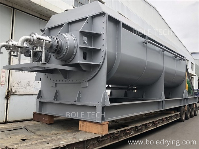 Graphite hollow paddle dryer for new energy industry