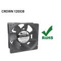 HOT SALE Crown 120x120x38 cooling DC FAN H8