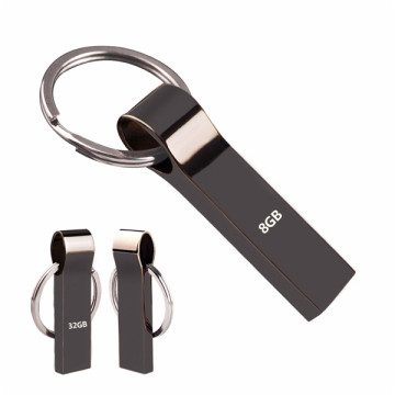 Metal usb hafıza çubuğu anahtarlık usb pendrive ile 64 gb usb flash sürücü