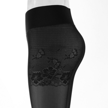JTR16 Autumn middle-aged yards Yiwu fake through the meat milk silk leggings Ms. warm pants nine new ideas