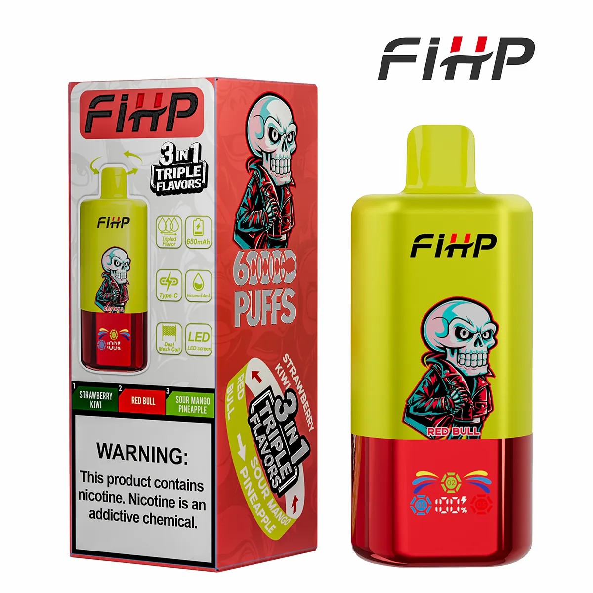 FIHP 60K Triple 3-in-1 vape ที่ดีที่สุด