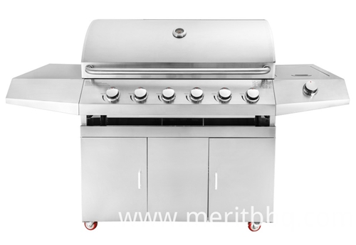 Made of all stainless steel, enjoy an exquisite outdoor barbecue experience! All stainless steel garden BBQ gas grill shock debut!