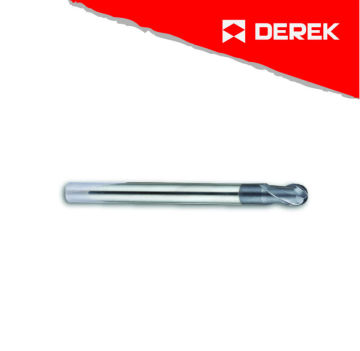 High Performance Solid Carbide Mill With 2 Flutes and Ball Nose