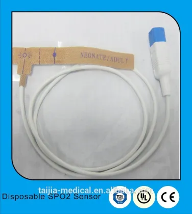 hospital use 3ft medaplast disposable Spo2 sensor compaible for patient monitor HP