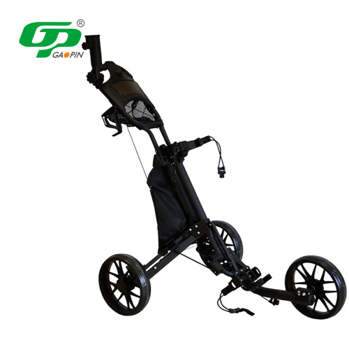 Foldable 3 Wheels Push Golf Cart Trolley