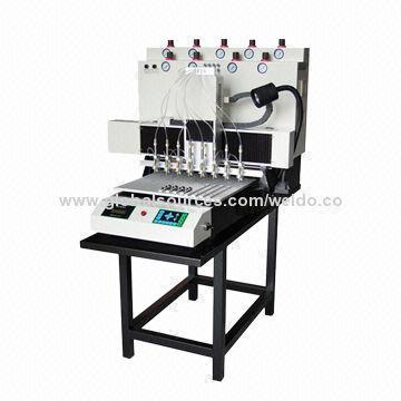 PVC promotional keychains automatic making machine, easy to operate