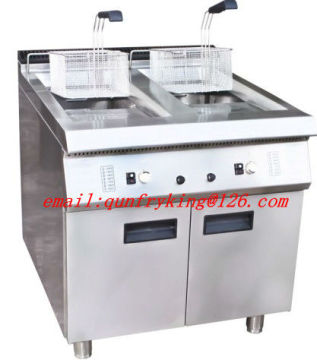 Gas Range 2-Tank 2BasketFryer with Cabinet for 3~5star hotel