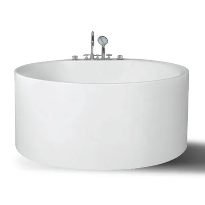 IMPERO Round Spar Bathtub: Big Beige Massage Bathtub Brand