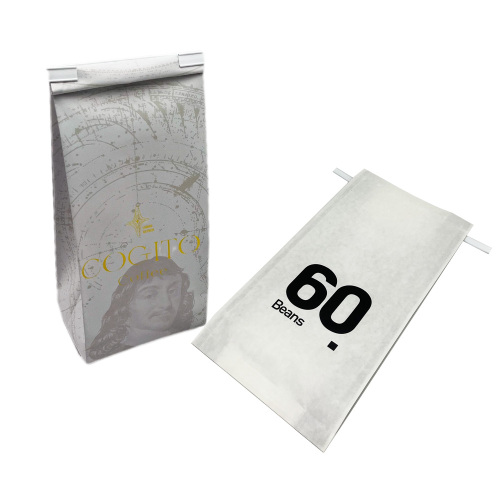 100g/200g/500g coffee bag with Valve And Tin Tie