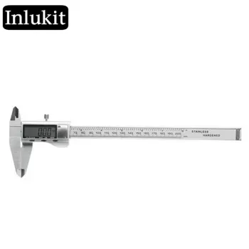 LCD Display 0-200mm Stainless Steel Digital Vernier Caliper: Precision Measurement Tool