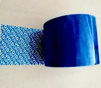 blue total transfer OPEN VOID tape