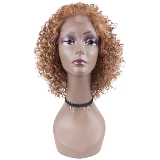 Short Water Wave Wigs for Black Women Synthetic Wigs Blonde Hair Bob Hairstyle High Temperature Fiber