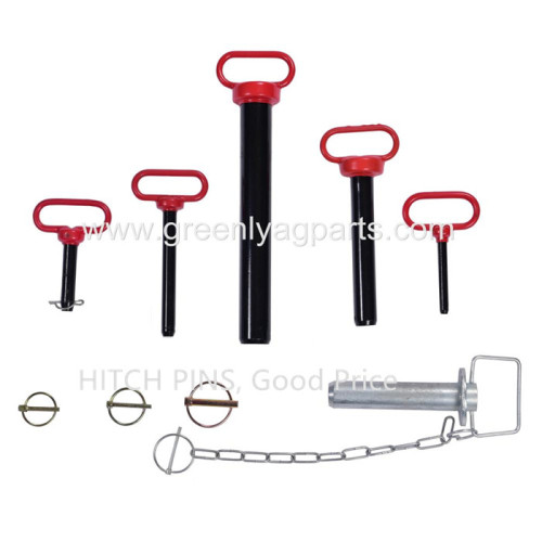 Rote Griff -Hitch -Stifte und Clip -Hitch -Stifte