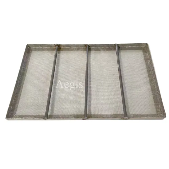 High Temperature Burning Metal Mesh Tray with Nichrome 80-20 Alloy Wire Mesh