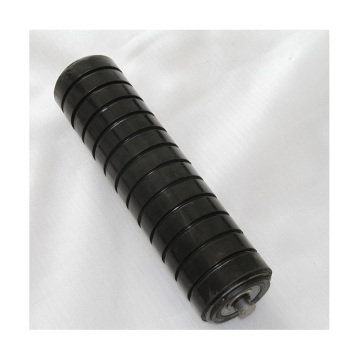 Material Receiving Point Impact Rubber Conveyor Rollers