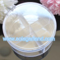 4.8*10 CM Clean Round Plastics Storage Boxes For Jewelry Findings