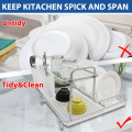 Drain Bowl Rack Space Dish Küchenküche Abflussregal