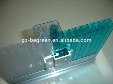 Freesky Polycabonate U-sheet,Plastic Roofing U-Locked Sheet,(16mm,18mm)