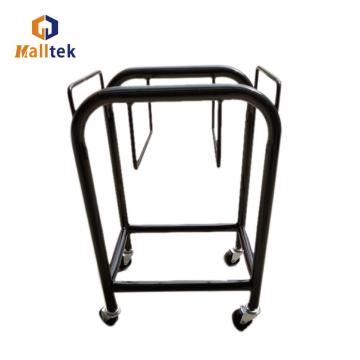 Powder Coating Supermarket Metal Shopping Basket Holder