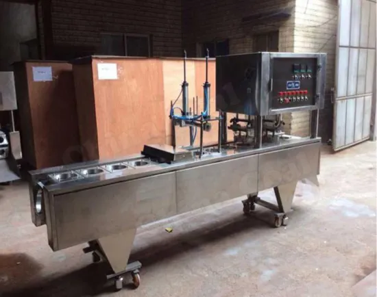 BG60A Can Sealer Cup Filling And Sealing Machine
