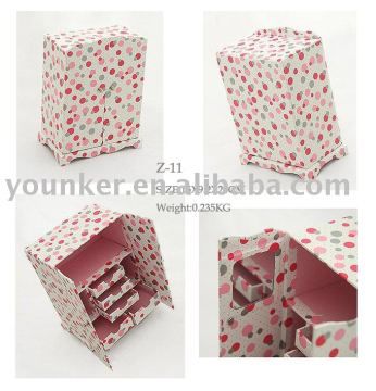 Multi-Colors Nice Handmade Cardboard Drawer Design Jewelry Box & Gift Box