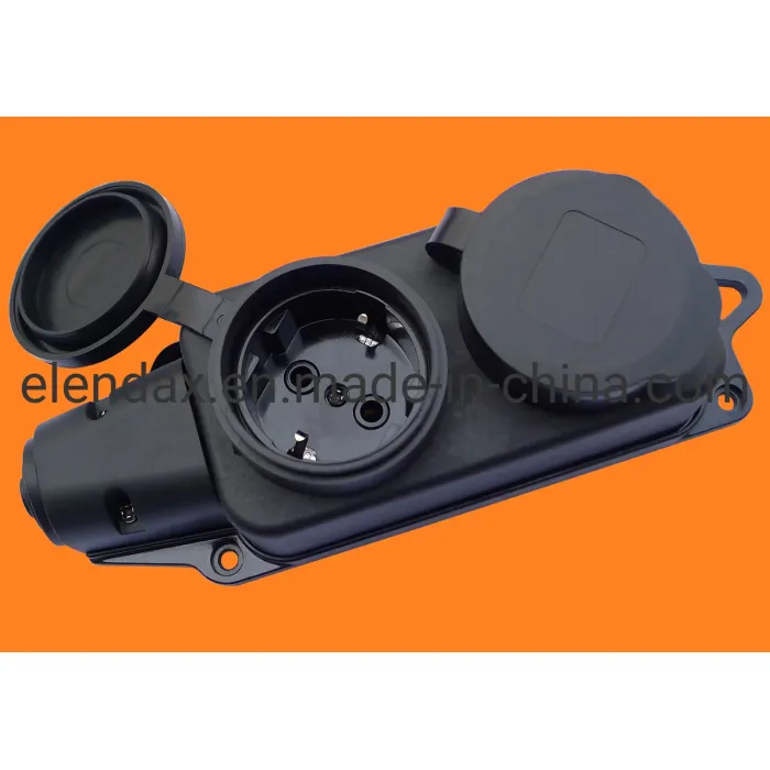 Steker Karet dengan Pegangan dan Bumi IP44 (P6052)