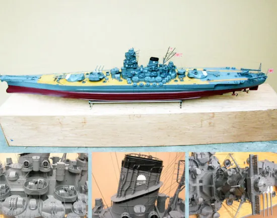 RC hobby electric Japanese war ship