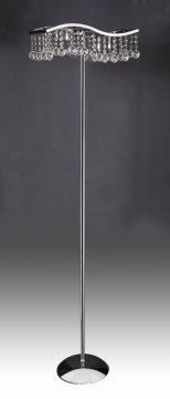 elegant Crystal floor lamp for hotel restaurant