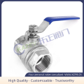 Medium Ball Valve Heavy two-piece threaded ball valve Factory