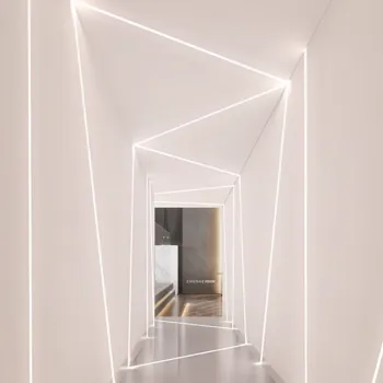 Factory Wholesale Recessed Bendable Aluminum Alloy Drywall Corner LED Profile