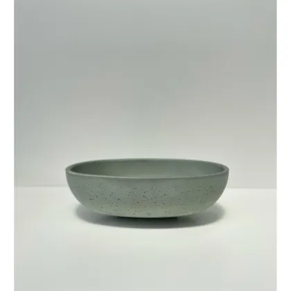 Sleek Minimalist Concrete Skal Basin
