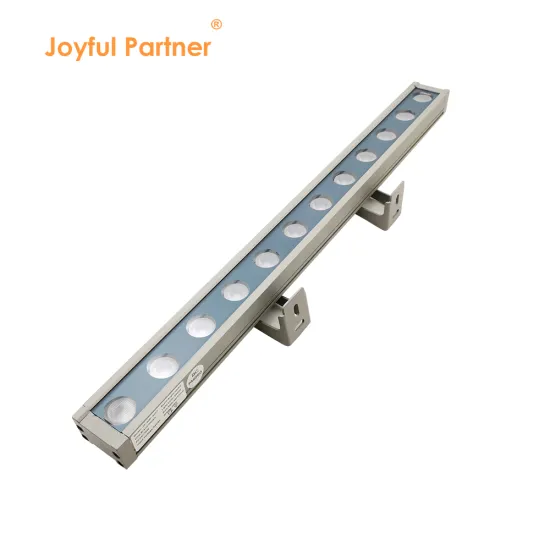 IP65 Aluminum Color Changing 18W Outdoor Waterproof Linear Light DMX RGB LED Wall Washer Flood Light for Architecture