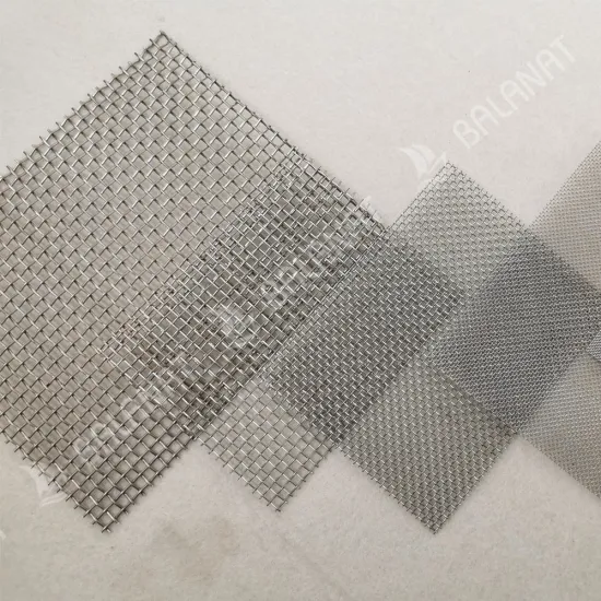 Stainless Steel Wire Mesh Plain Weave 30 Mesh