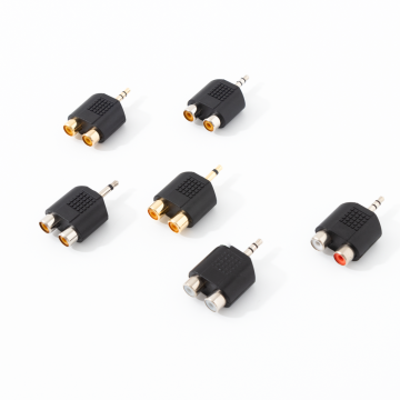 Quality Assurance: RCA Jack Y Splitter 3.5mm Male to Dual Female Audio Adapter