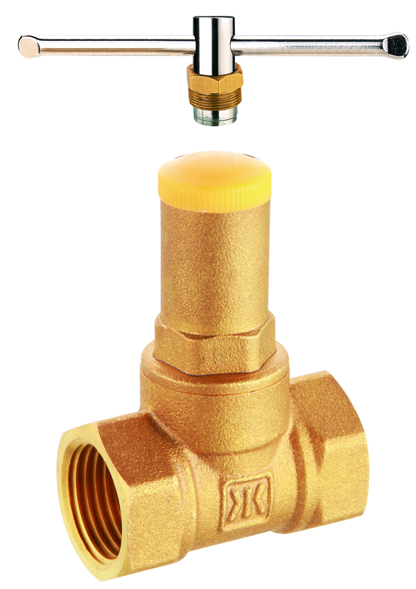 316 brass lockable stop valve